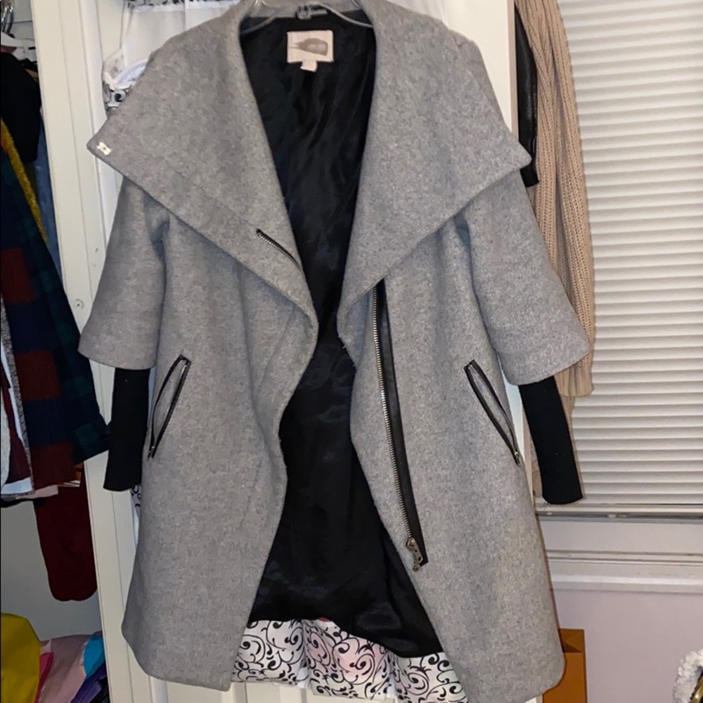F21 grey coat